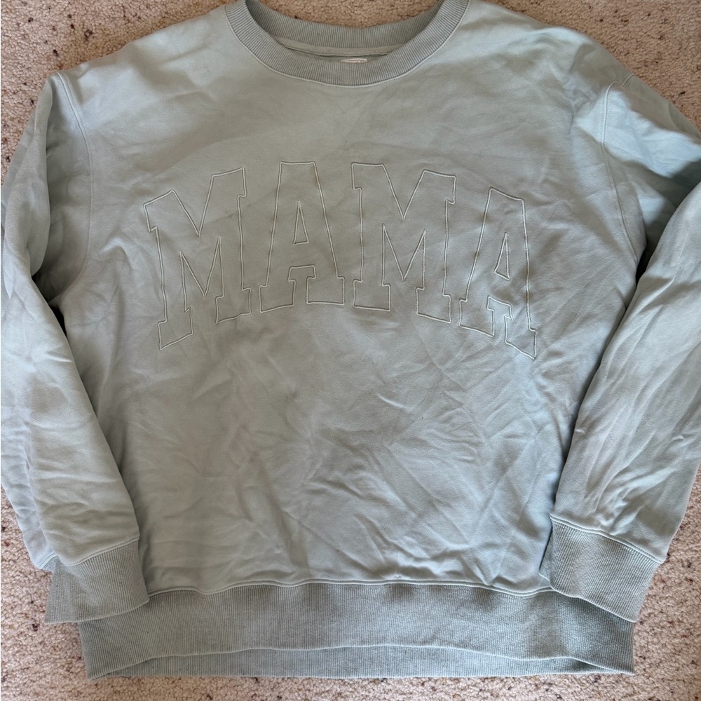 MAMA sweatshirt - Sea Glass